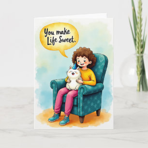 Tarjeta de cumpleaños Sweet Life
