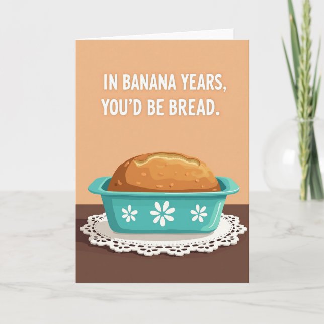 Tarjeta de cumpleaños Sweet Loaf (Anverso)