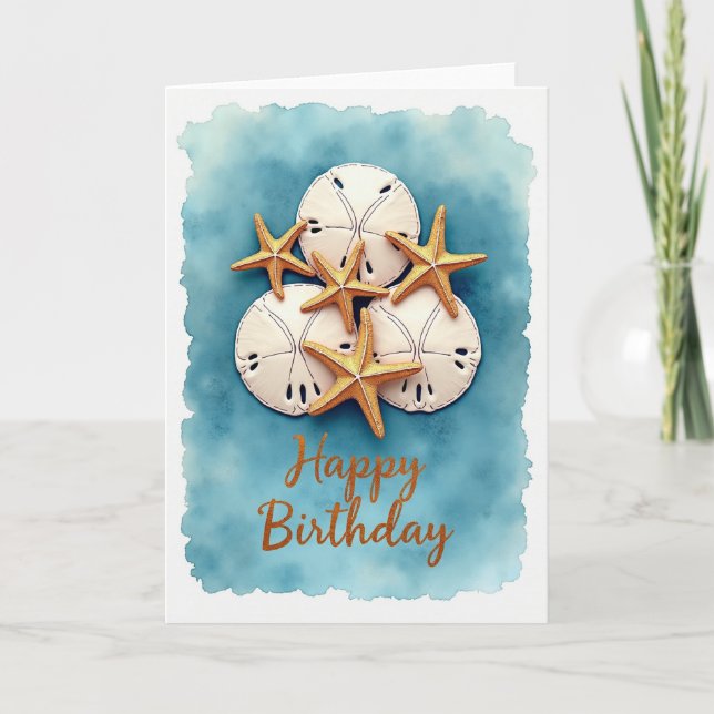 Tarjeta de cumpleaños Sweet Marine (Anverso)