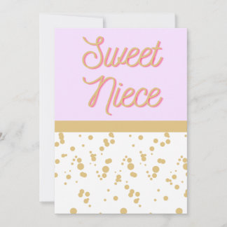 Tarjeta de cumpleaños Sweet Niece