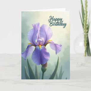 Tarjeta de cumpleaños Sweet Purple