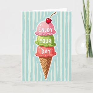 Tarjeta de cumpleaños Sweet Scoop