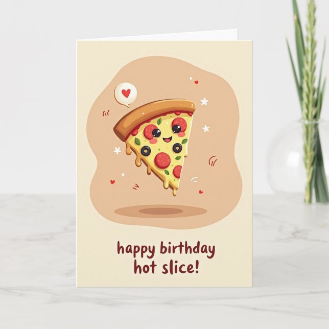 Tarjeta de cumpleaños Sweet Slice (Anverso)