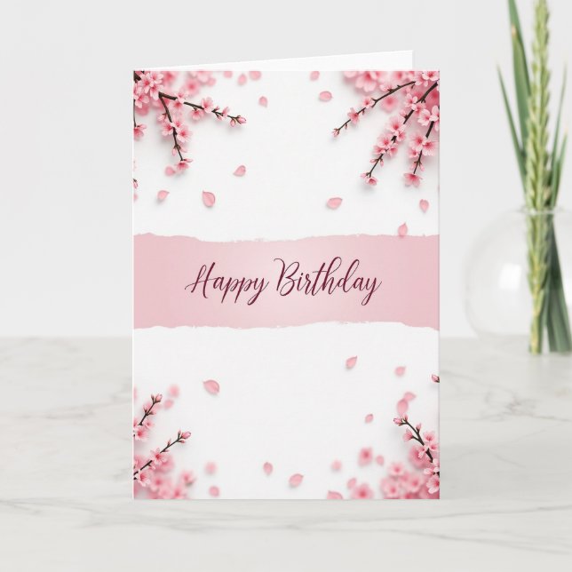 Tarjeta de cumpleaños Sweet Spring (Anverso)