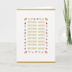 Tarjeta de cumpleaños Sweet Steeds