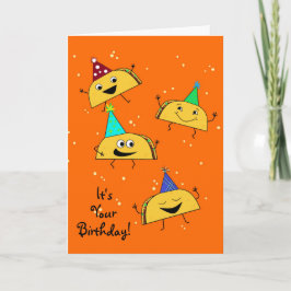 Tarjeta de cumpleaños Taco
