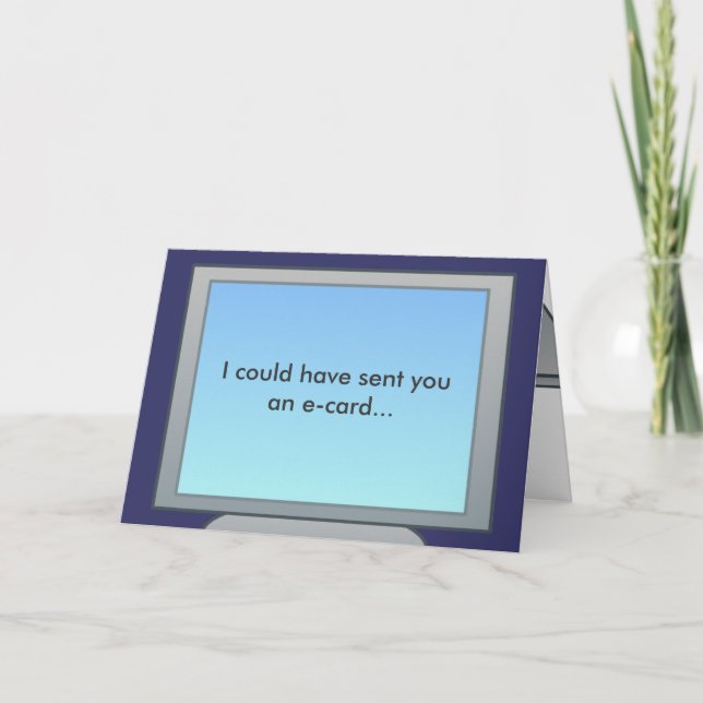 Tarjeta de cumpleaños tardía (Anverso)