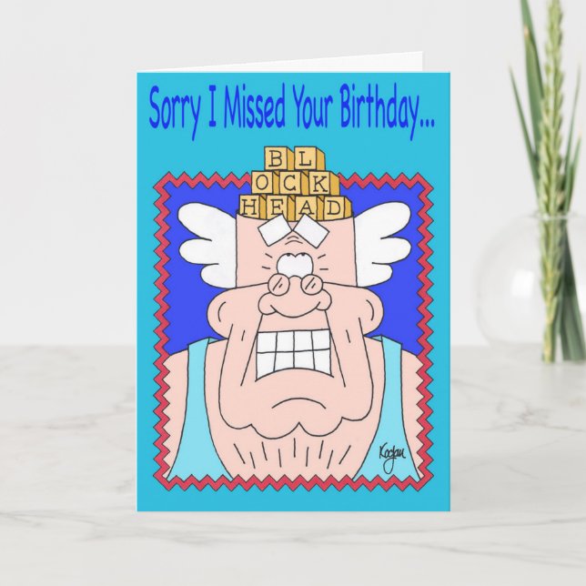 Tarjeta de cumpleaños tardía del TONTO (Anverso)