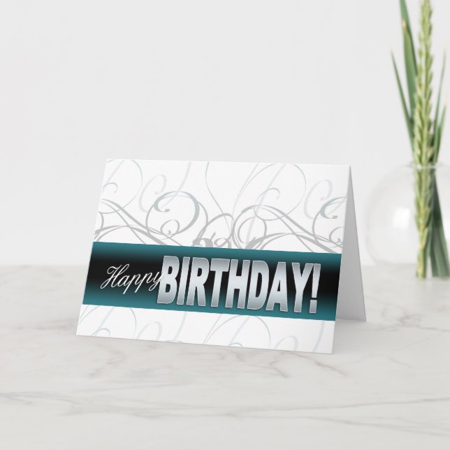 Tarjeta de cumpleaños - Tarjeta de cumpleaños de e (Anverso)