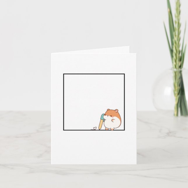 Tarjeta de cumpleaños, tarjeta de cumpleaños de há (Anverso)