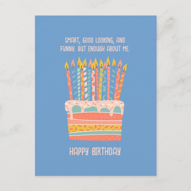 Tarjeta de cumpleaños Tarjeta de cumpleaños divert (Anverso)