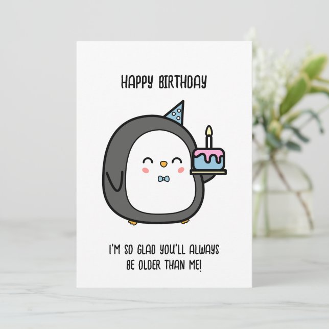 Tarjeta de cumpleaños Tarjeta de cumpleaños divert (Anverso de pie)