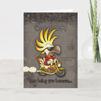 Tarjeta de cumpleaños - Tarjeta de cumpleaños Gods