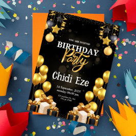 tarjeta de cumpleaños - tarjeta de invitación de c