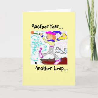 Tarjeta de cumpleaños Tarot Fool Yellow