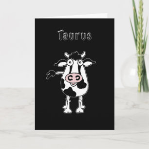 Tarjeta de cumpleaños Taurus Bull