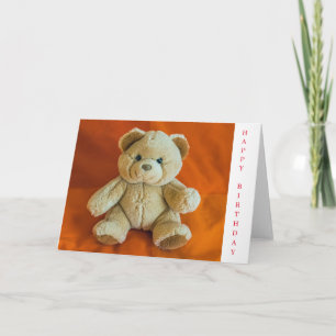 Tarjeta de cumpleaños Teddy