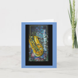 Tarjeta de cumpleaños temática musical