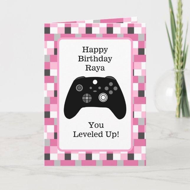 Tarjeta de cumpleaños temática para juegos persona (Anverso)