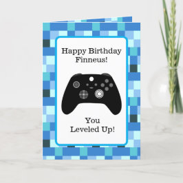 Tarjeta de cumpleaños temática para juegos persona