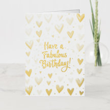 Tarjeta de cumpleaños / Tenga un cumpleaños fabulo