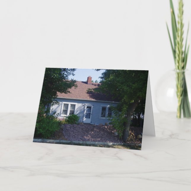 Tarjeta de cumpleaños "The Mester House" (Anverso)