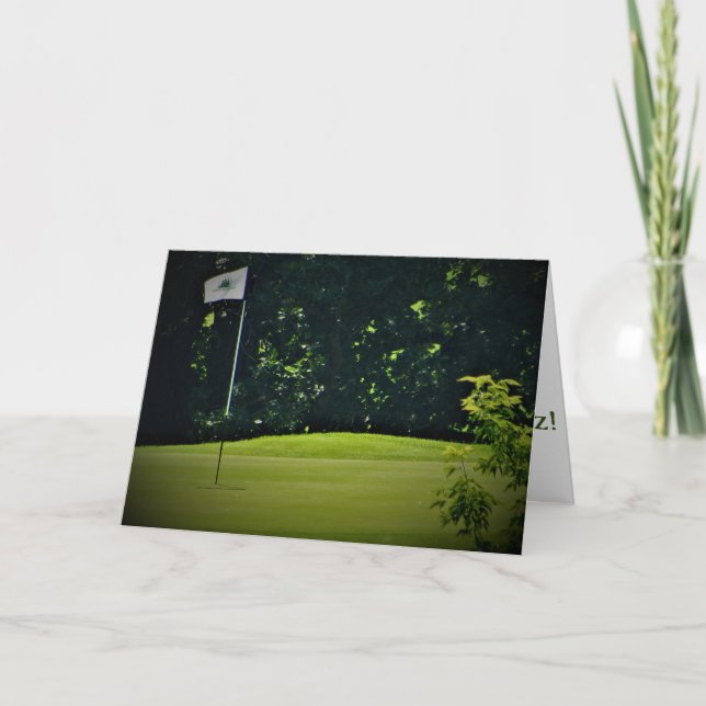 Tarjeta de cumpleaños "Theodore Wirth Golf Course" (Anverso)