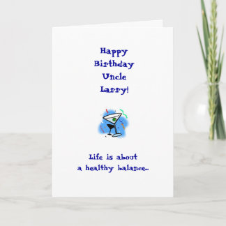 Tarjeta de cumpleaños Tío