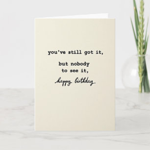 Tarjeta de cumpleaños tipográfica