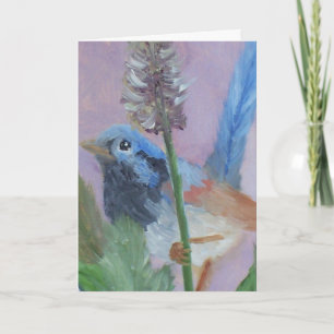 Tarjeta de cumpleaños Tirrell Blue Bird