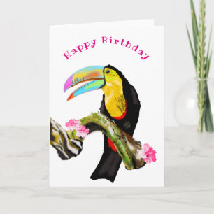 Tarjeta de cumpleaños Toco Toucan