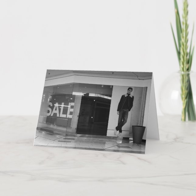 Tarjeta de cumpleaños "Todo ha terminado" (Anverso)