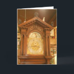 Tarjeta de cumpleaños "Top of Grandfather Clock"<br><div class="desc">© Art Is Life,  Life Is Art [2012 // 2020]</div>