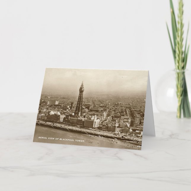 Tarjeta de cumpleaños - Torre Blackpool (Anverso)