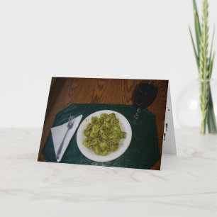 Tarjeta de cumpleaños "Tortellini"