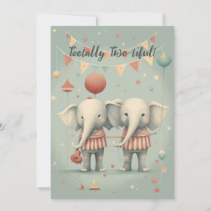 Tarjeta de cumpleaños totalmente dos-tiful