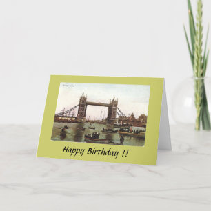 Tarjeta de cumpleaños - Tower Bridge, Londres