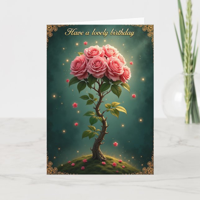 Tarjeta de cumpleaños Twinkling Joy (Anverso)