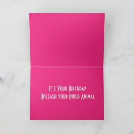 Tarjeta de cumpleaños Tzu de envío Tarjeta de feli