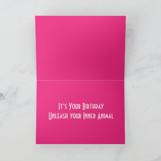 Tarjeta de cumpleaños Tzu de envío Tarjeta de feli