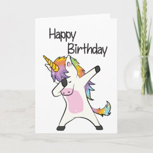 Tarjeta de cumpleaños Unicorn