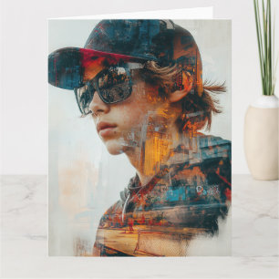 Tarjeta de cumpleaños Urban Vibe