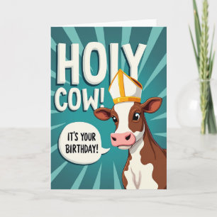Tarjeta de cumpleaños Vaca Sagrada