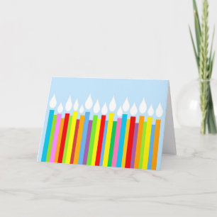Tarjeta de cumpleaños - Velas