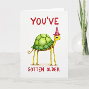 Tarjeta de cumpleaños verde encantadora