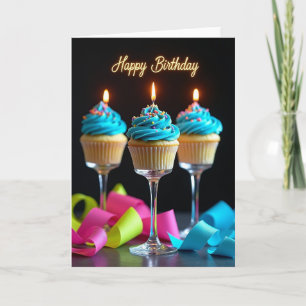 Tarjeta de cumpleaños Vibrant Treat