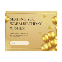 Tarjeta de cumpleaños vibrante