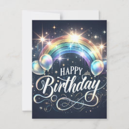 Tarjeta de cumpleaños vibrante