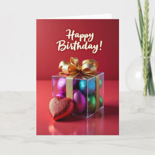 Tarjeta de cumpleaños Vibrantes Gemas