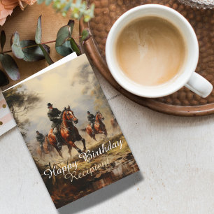 Tarjeta de cumpleaños victoriana, lengua en tarjet